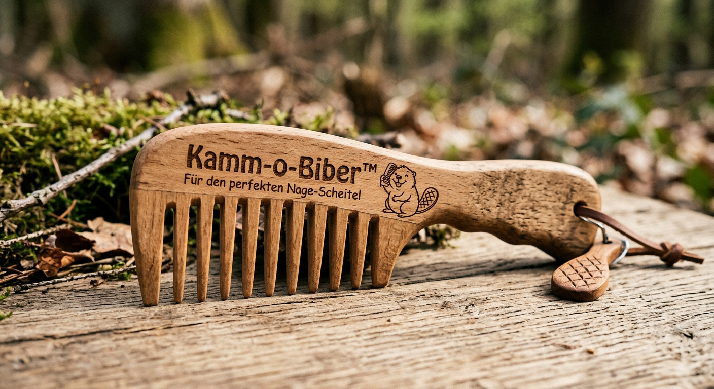  Kamm-o-Biber™ – Für den perfekten Nage-Scheitel